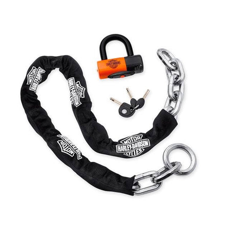 Harley Davidson Security Chain Noose And Shackle Lock Kit 1,2  94869-10 Parts Harley Davidson Direct
