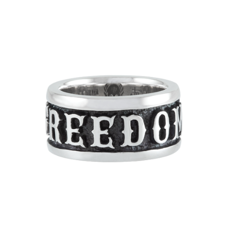Small 'Freedom' Soul Fetish Designer Silver Ring by Thierry Martino Harley-Davidson® Direct
