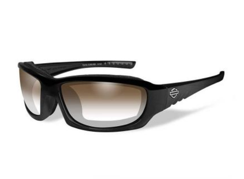 Harley-Davidson® GEM Sunglasses, Light Adjusting Smoke Lenses/Black Frame