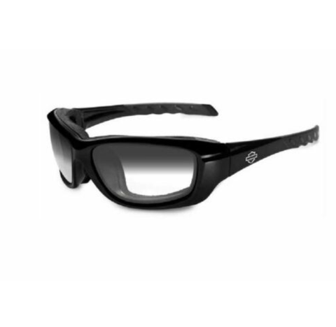 Harley Davidson® HD Gravity LA™ Smoke Grey HDGRA05 in Gloss Black Frame Sunglasses