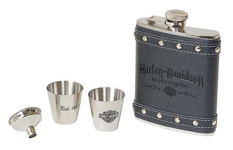 Harley-Davidson® Motorcycle Flask Gift Set HDL-18505