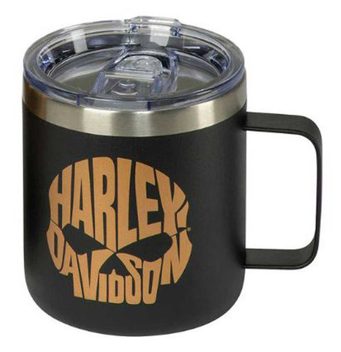 Harley-Davidson® Copper Skull Travel Mug & Water Bottle Set HDX-98641