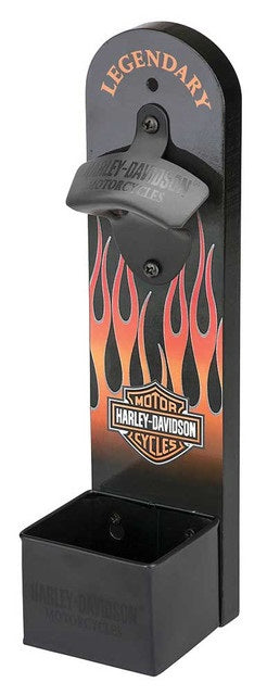 Harley-Davidson® Flames Wall Mount Bottle Opener HDL-18584