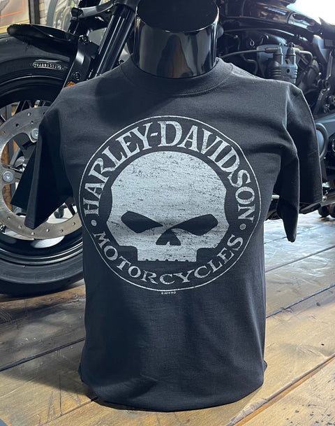 Gateshead Harley-Davidson® Dealer T-Shirt G Stress Willie G Men's Black Harley Davidson Direct