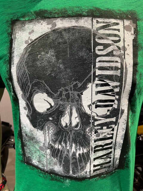 Harley Davidson®Gateshead Reverse Skull Print T-Shirt Mens Harley Davidson Direct