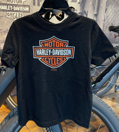 Gateshead Harley-Davidson® Kids B&S Logo Dealer T-Shirt Black Harley Davidson Direct