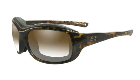 Harley-Davidson® Women's Wiley X® Journey Sunglasses | Light Adjusting Copper Lenses | Gloss Tortoise Demi Frame HDJNY08