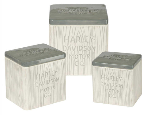 Harley-Davidson® HDMC Ceramic Canister Set HDL-18612