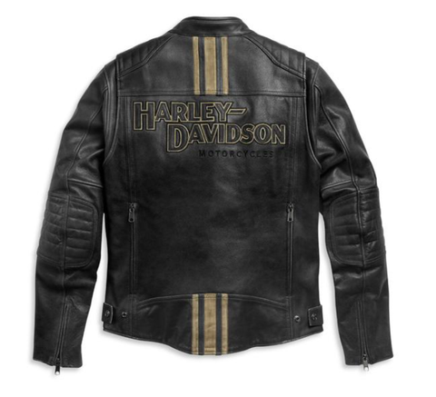 Harley-Davidson® Men's Triple Vent Passing Link II Leather Jacket 98005-21EM