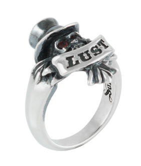 Lust SoulFetish Designer Silver Ring R3056G Harley Davidson Direct