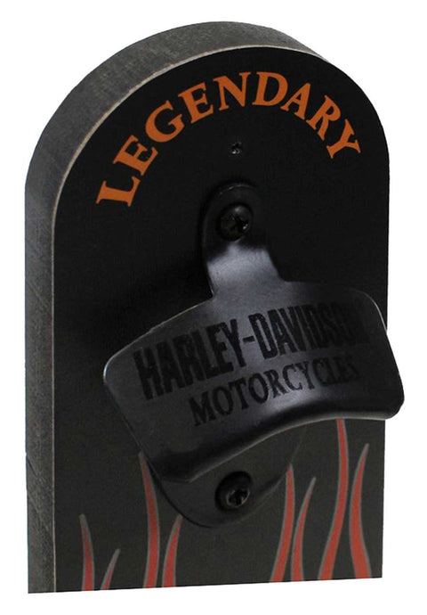 Harley-Davidson® Flames Wall Mount Bottle Opener HDL-18584