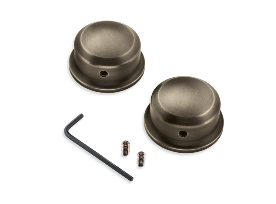Brass Swingarm Pivot Bolt Covers - 61400346 Pivot Bot Harley Davidson Direct