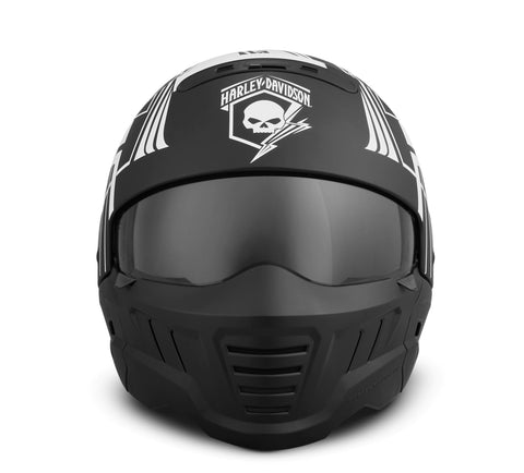 Harley Davidson Skull Lightning 2-in-1 X04 Helmet 98297-19EX Helmet Harley Davidson Direct