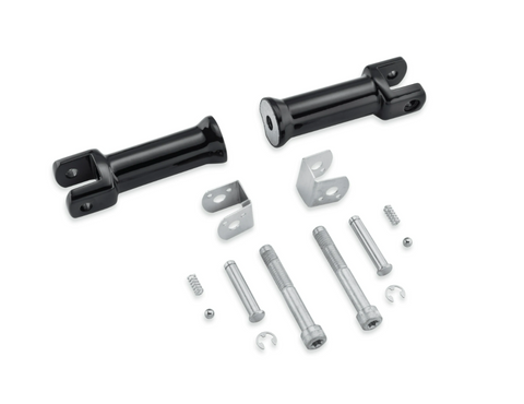 Harley Davidson Passenger Footpeg Support Kit - Gloss Black - 50500769 Harley-Davidson® Direct