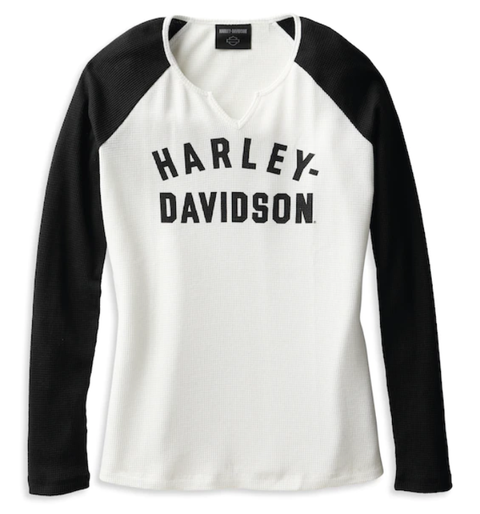 Harley-Davidson® Women's Hallmark Thermal Knit Top 99104-22VW