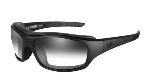 Harley-Davidson® Men's Tunnel Sunglasses, La Gray Lens/Matte Black Frame