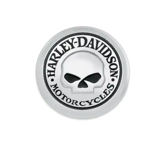 Harley Davidson Willie G Skull Fuel Cap Medallion - 99670-04 - Iron ...